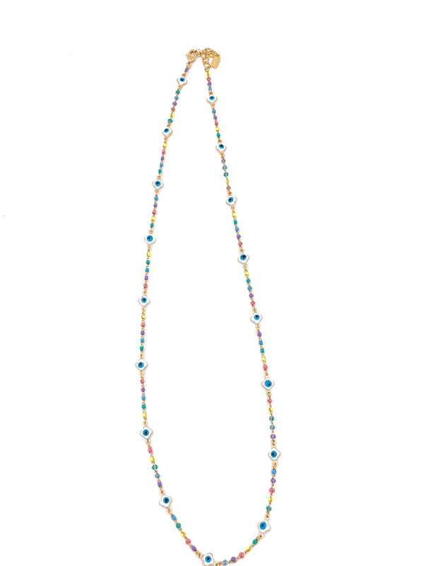 Colorful All Seeing Eye Necklace