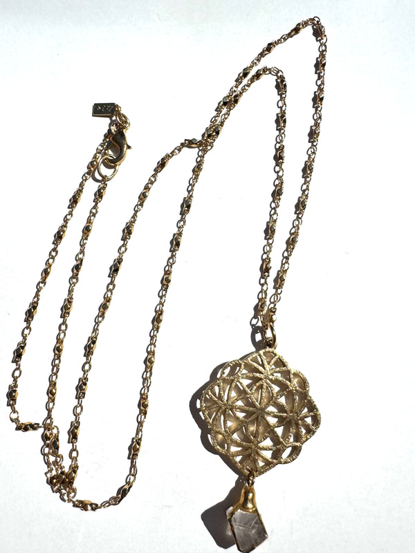 Fluorite Dreamcatcher Necklace