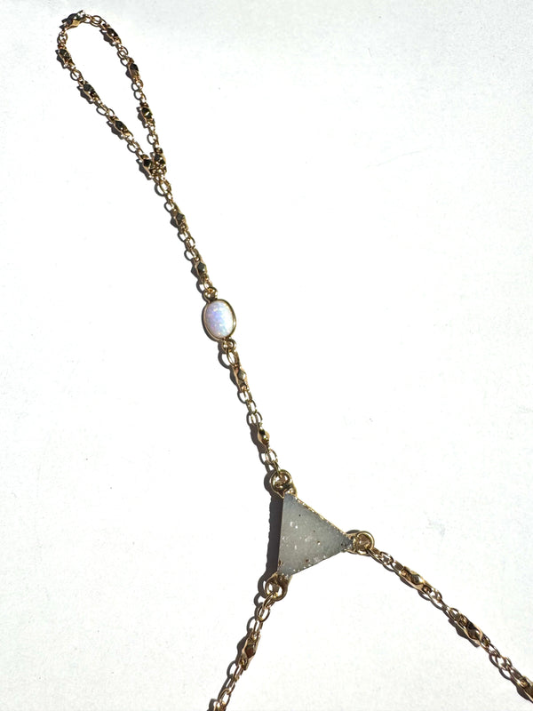 Agate Druzy Handpiece