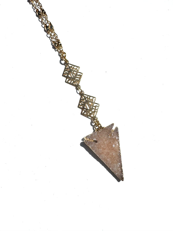 Agate Druzy Necklace