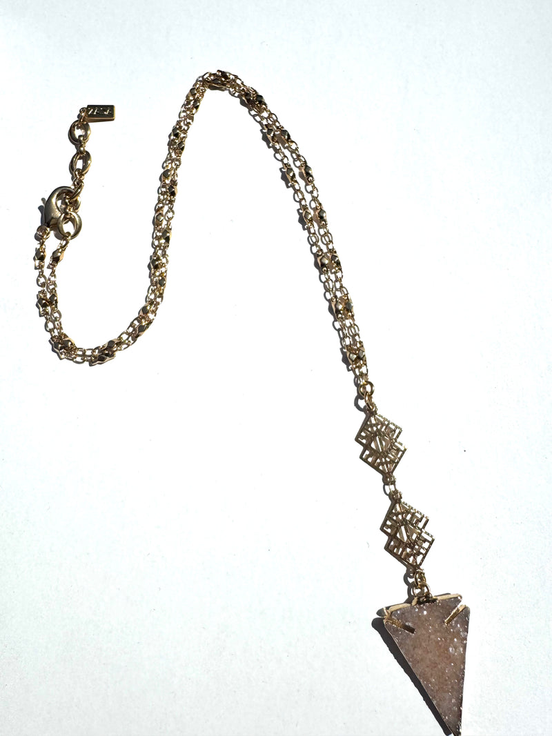 Agate Druzy Necklace